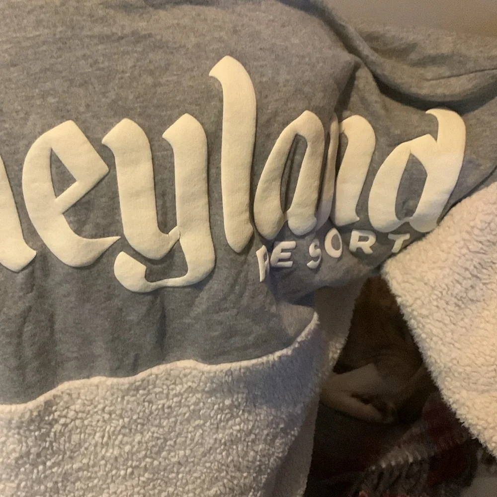 Disney Gray and White Sweatshirt - Picture 7 of 8